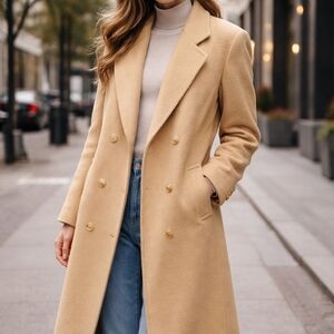 Elegant Tan Women's Coat